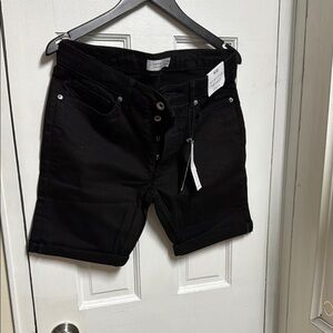 Topman Stretch Skinny Black Jeans